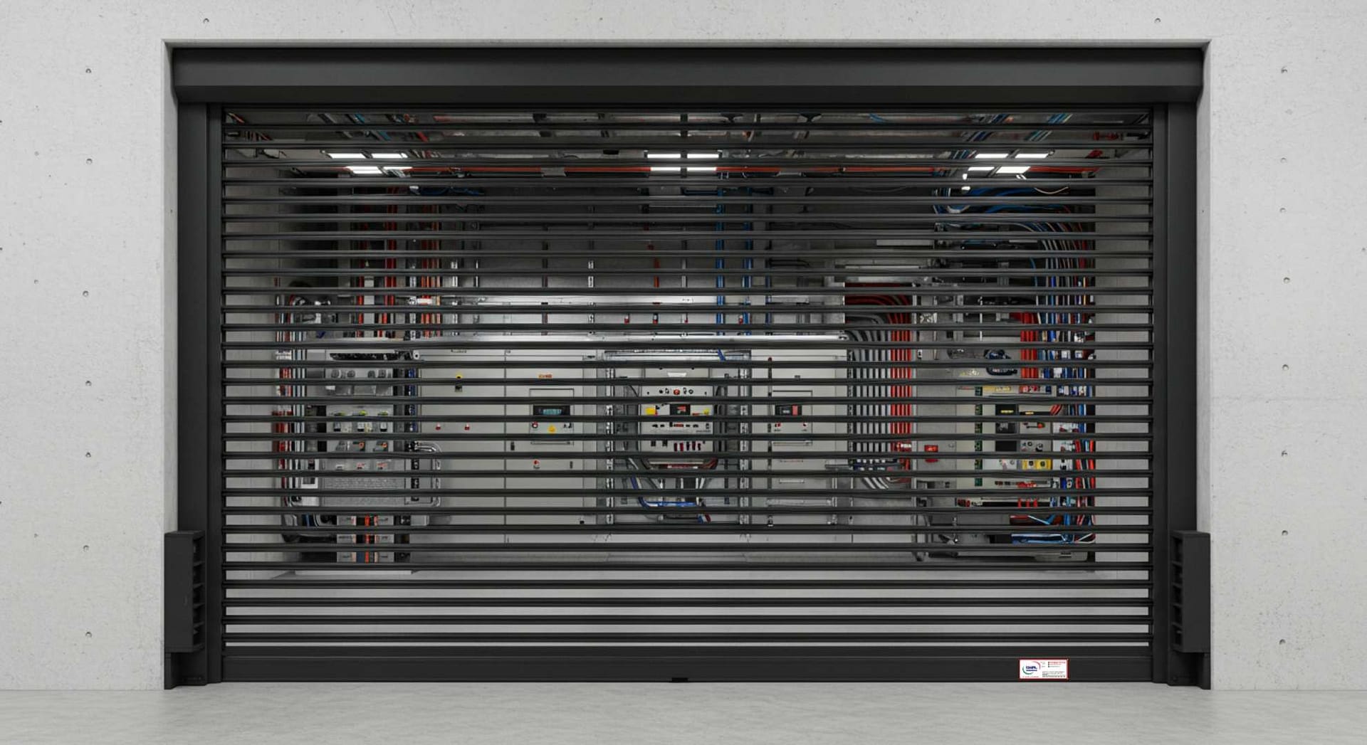 Grill rolling shutter